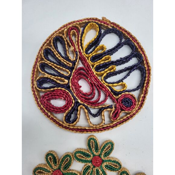 Vintage Woven Trivets - Picture 3 of 8